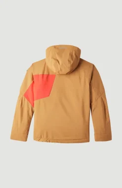 Online O’Neill JACKSAW JACKET | Rich Caramel Colour block