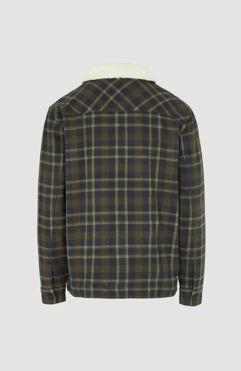 Online O’Neill Jas Fleece-Lined | Blue Shirt Check