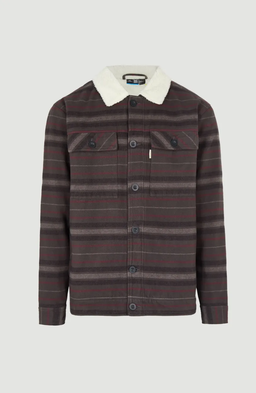 Online O’Neill Jas Fleece-Lined | Grey Crossover Stripe