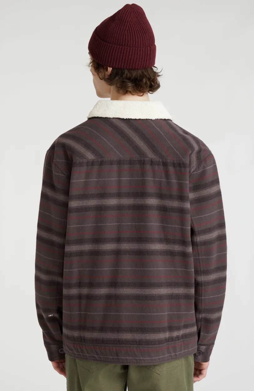 Online O’Neill Jas Fleece-Lined | Grey Crossover Stripe