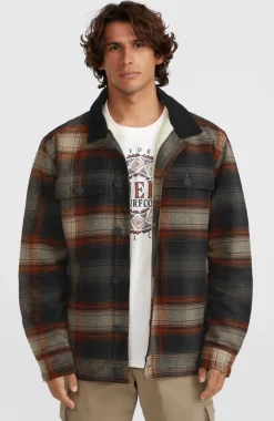 Hot O’Neill Jas Met Fleecevoering | Grey Check Small