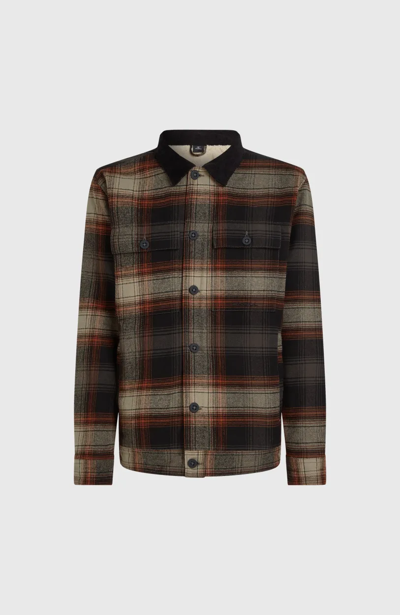 Hot O’Neill Jas Met Fleecevoering | Grey Check Small