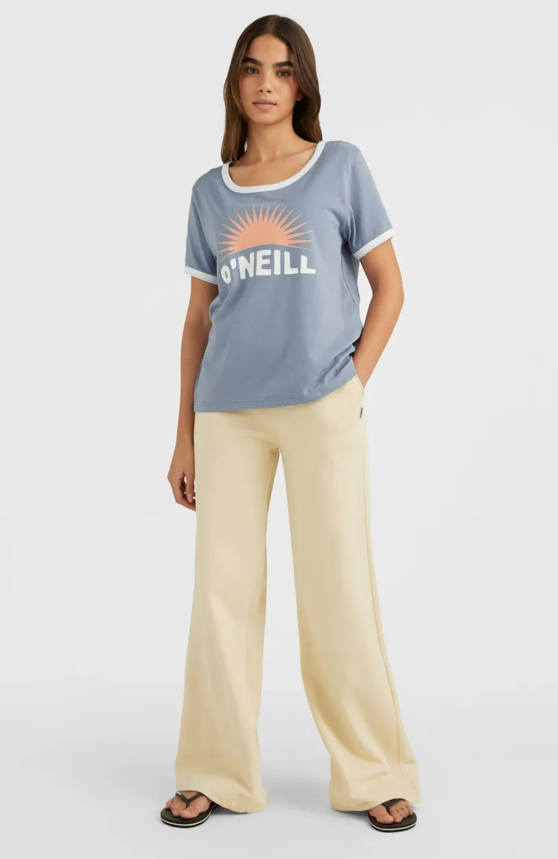 Outlet O’Neill Joggingbroek Lulu Met Wijde Pijpen En Hoge Taille | Bleached Sand