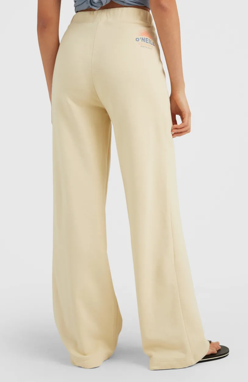 Outlet O’Neill Joggingbroek Lulu Met Wijde Pijpen En Hoge Taille | Bleached Sand
