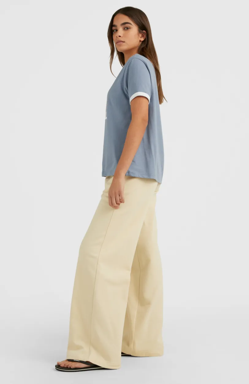 Outlet O’Neill Joggingbroek Lulu Met Wijde Pijpen En Hoge Taille | Bleached Sand