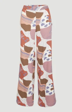 Discount O’Neill Joggingbroek Lulu Met Wijde Pijpen En Hoge Taille | Patchwork Print