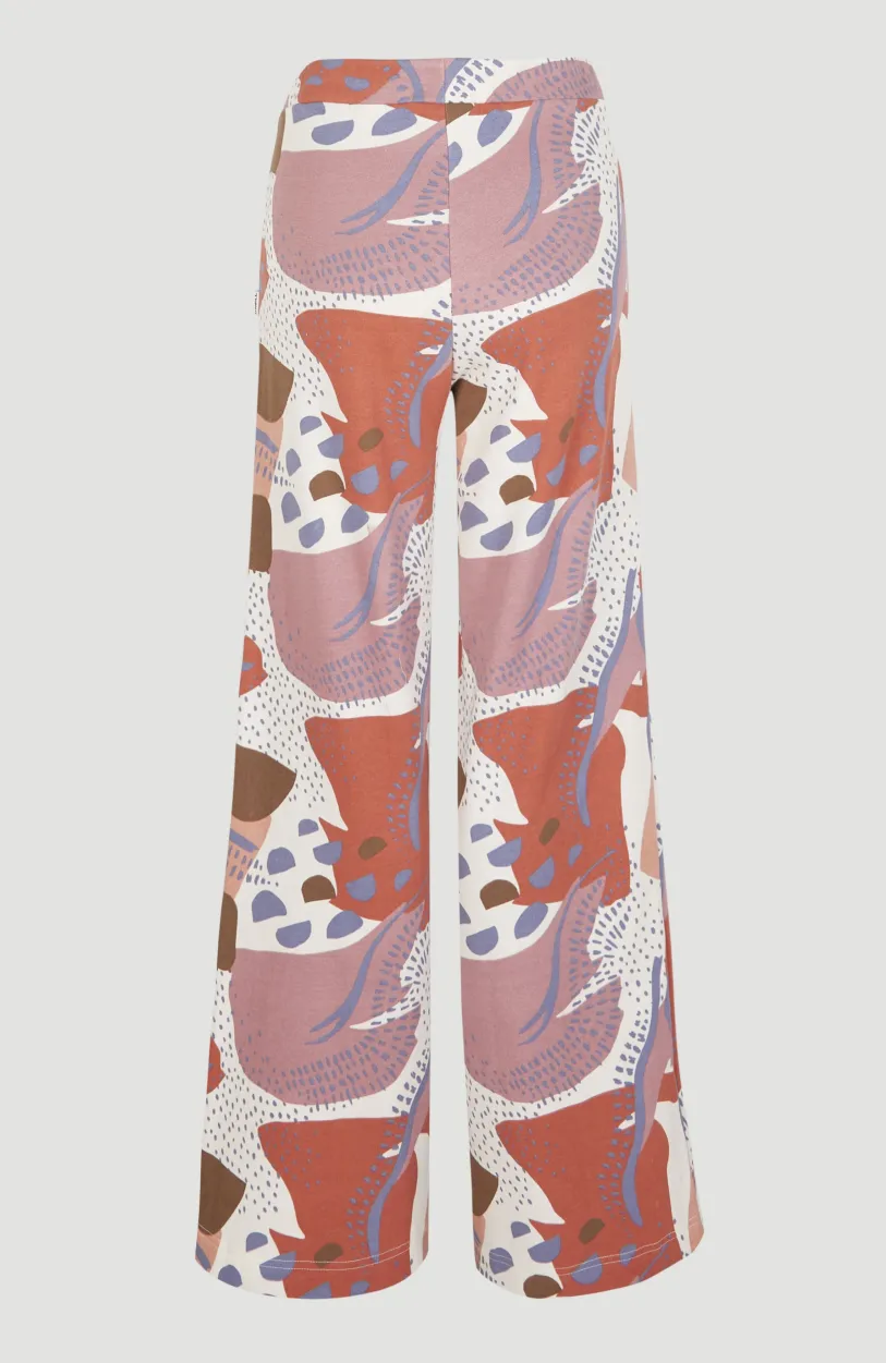 Discount O’Neill Joggingbroek Lulu Met Wijde Pijpen En Hoge Taille | Patchwork Print