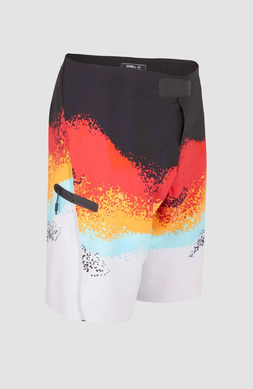 Outlet O’Neill Jordy Smith Hyperfreak Hydro Tech 20" Boardshort | Black Hyperfreak Hydro Tech
