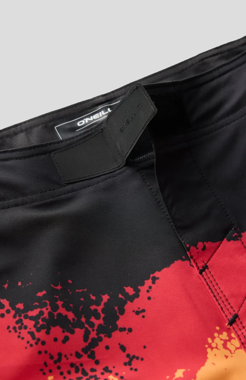 Outlet O’Neill Jordy Smith Hyperfreak Hydro Tech 20" Boardshort | Black Hyperfreak Hydro Tech