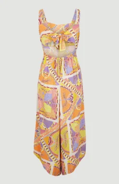 O’Neill Jumpsuit Alba | Yellow Scarf Print