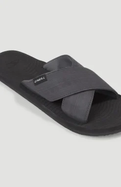 Discount O’Neill Koosh Cross Over BLOOM™ Slippers | Black Out