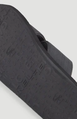 Discount O’Neill Koosh Cross Over BLOOM™ Slippers | Black Out