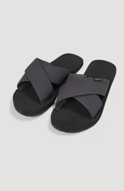 Discount O’Neill Koosh Cross Over BLOOM™ Slippers | Black Out