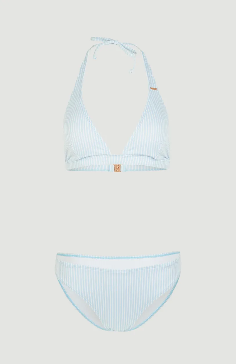 Discount O’Neill Marga - Cruz Halterbikiniset | Blue Simple Stripe