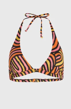 Online O’Neill Marga Bikinitop | Orange Rainbow Stripe