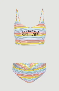 Sale O’Neill Midles - Maoi Bralette Bikiniset | Bright Multi Coloured Stripe