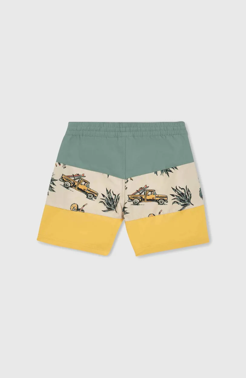 Hot O’Neill Mix And Match Cali Block 13" Zwembroek | Beige Venice Beach