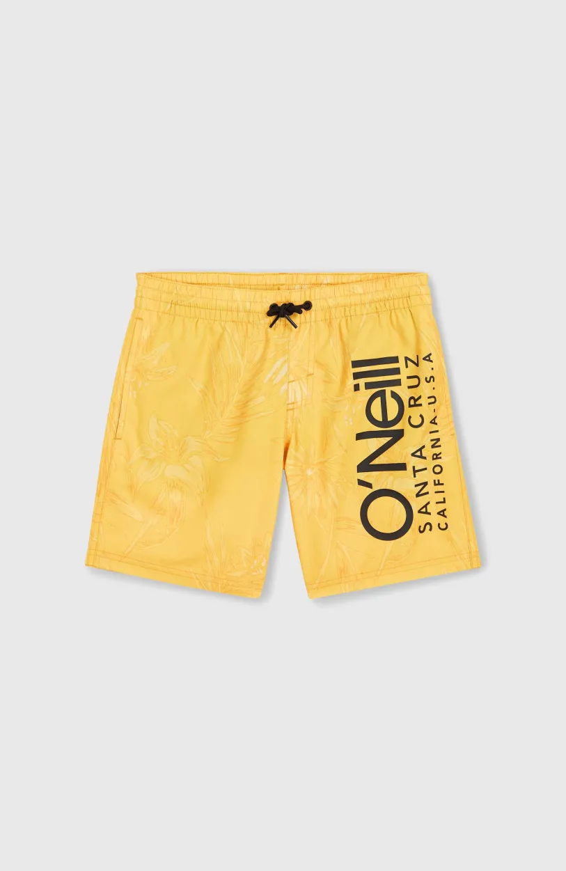 Sale O’Neill Mix And Match Cali Floral 14'' Zwembroek | Yellow Tonal Tropicana