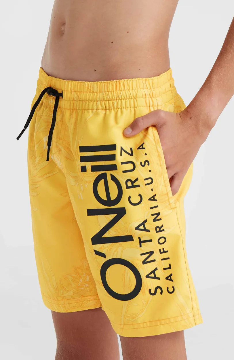 Sale O’Neill Mix And Match Cali Floral 14'' Zwembroek | Yellow Tonal Tropicana