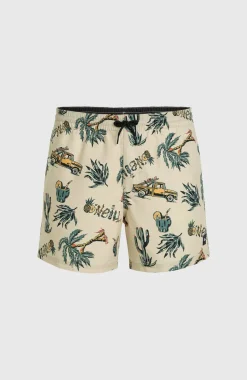 Hot O’Neill Mix And Match Cali Print 15'' Zwembroek | Beige Venice Beach