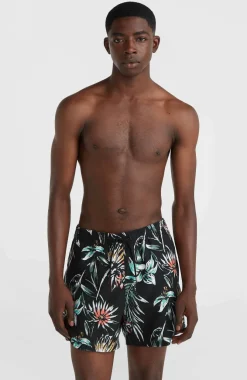 Online O’Neill Mix And Match Cali Print 15'' Zwembroek | Black Tropicana