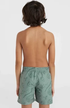 Clearance O’Neill Mix And Match Cali Print 13'' Zwembroek | Green Vintage Surfer
