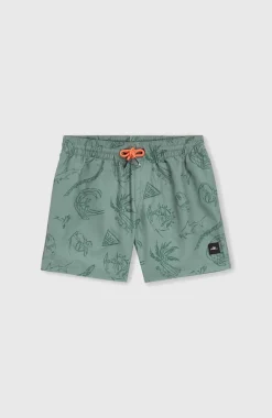 Clearance O’Neill Mix And Match Cali Print 13'' Zwembroek | Green Vintage Surfer