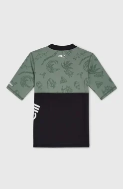 Outlet O’Neill Mix And Match Crazy Shirt Met Korte Mouwen | Green Vintage Surfer
