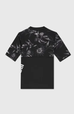 Clearance O’Neill Mix And Match Crazy Shirt Met Korte Mouwen | Black Tonal Tropican