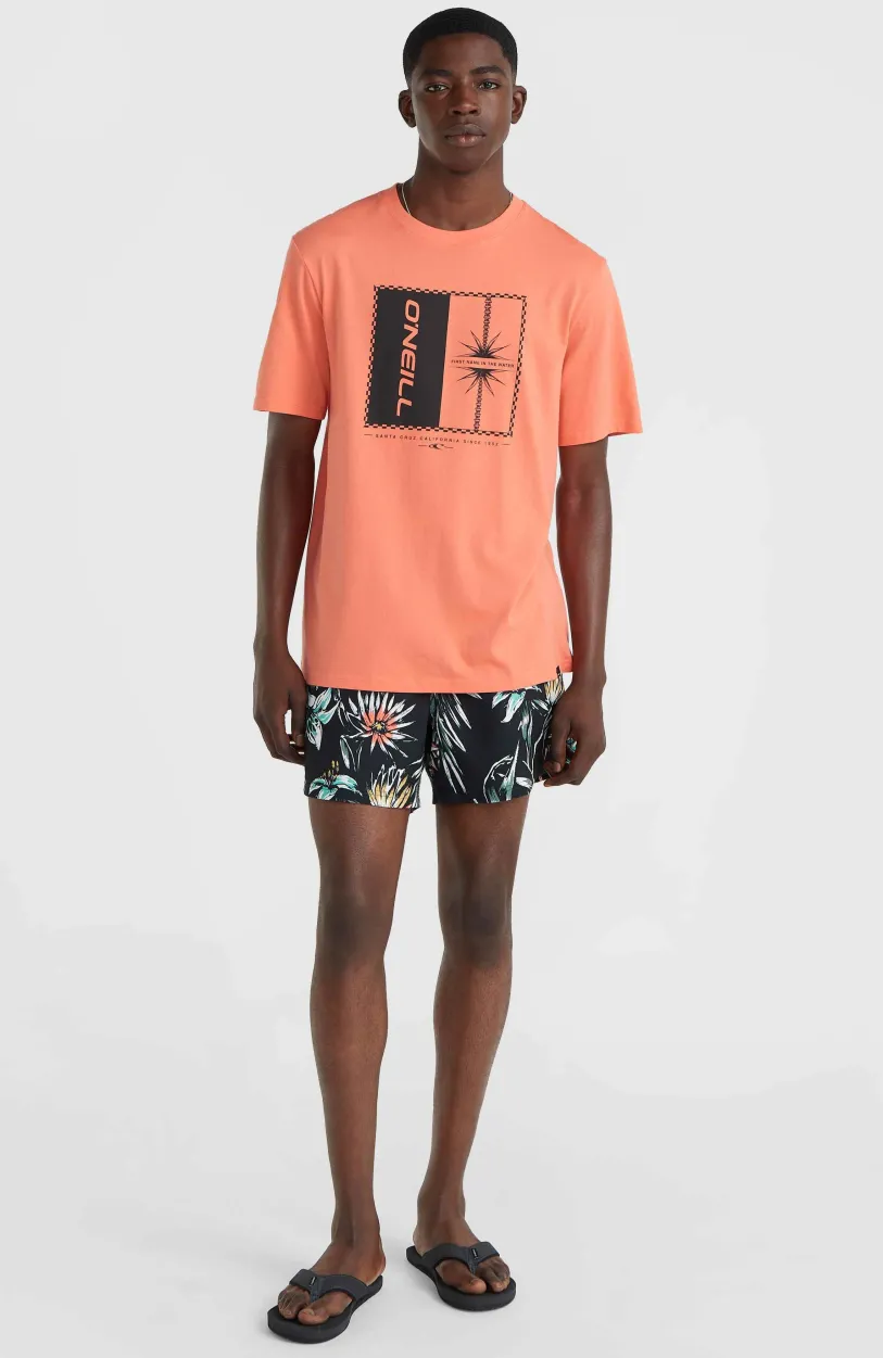 Clearance O’Neill Mix And Match Palm T-shirt | Living Coral
