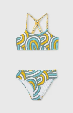 New O’Neill Mix And Match Tropics Bikiniset | Blue Rainbow Stripe