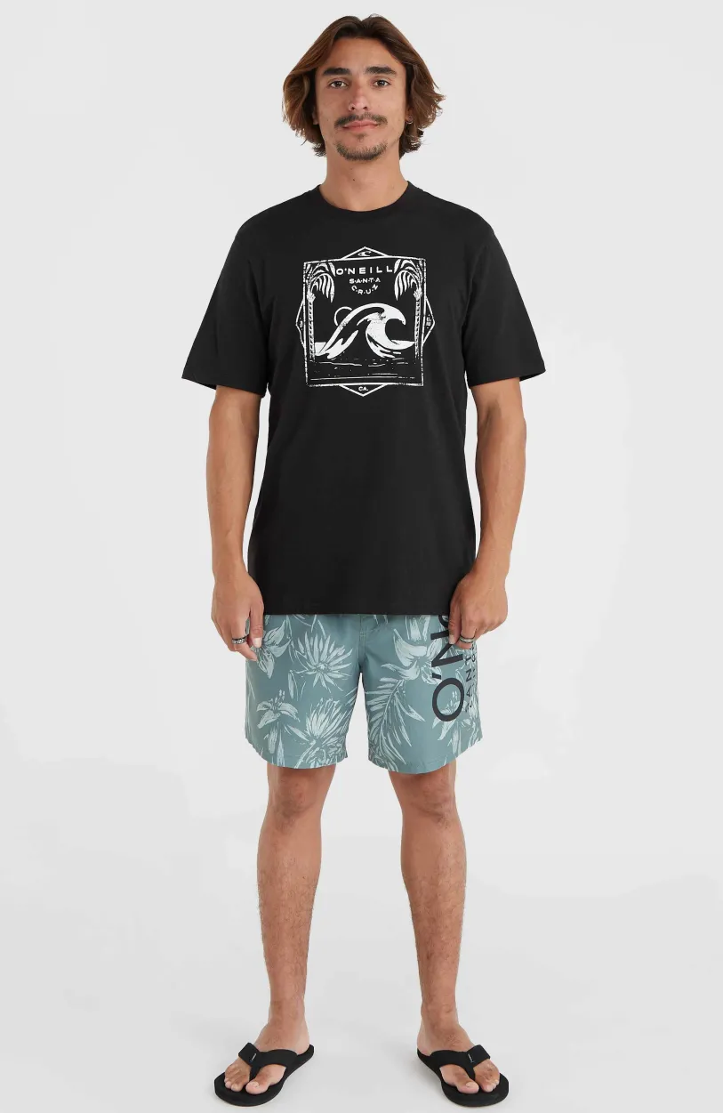 Outlet O’Neill Mix And Match Wave T-shirt | Black Out