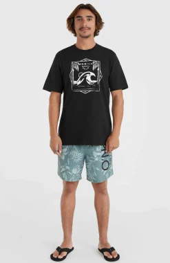 Outlet O’Neill Mix And Match Wave T-shirt | Black Out