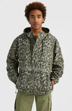 Sale O’Neill Modular Anorak Jas | Green Minimal Camo