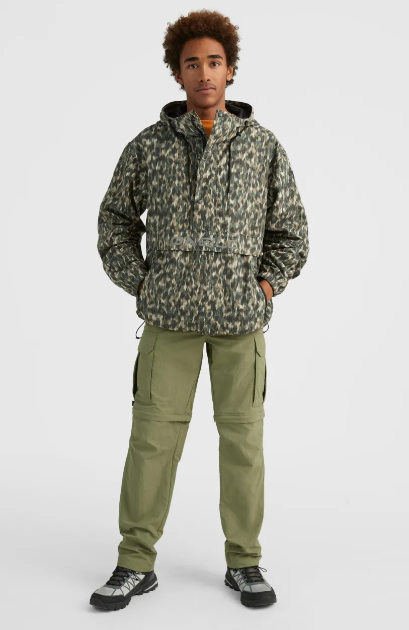 Sale O’Neill Modular Anorak Jas | Green Minimal Camo