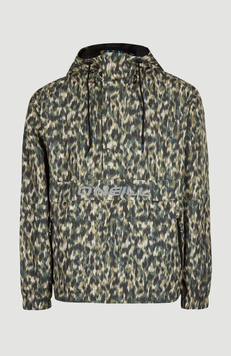 Sale O’Neill Modular Anorak Jas | Green Minimal Camo
