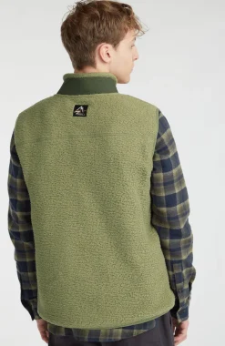 O’Neill Mouwloos Vest High-Pile | Deep Lichen Green