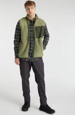 O’Neill Mouwloos Vest High-Pile | Deep Lichen Green