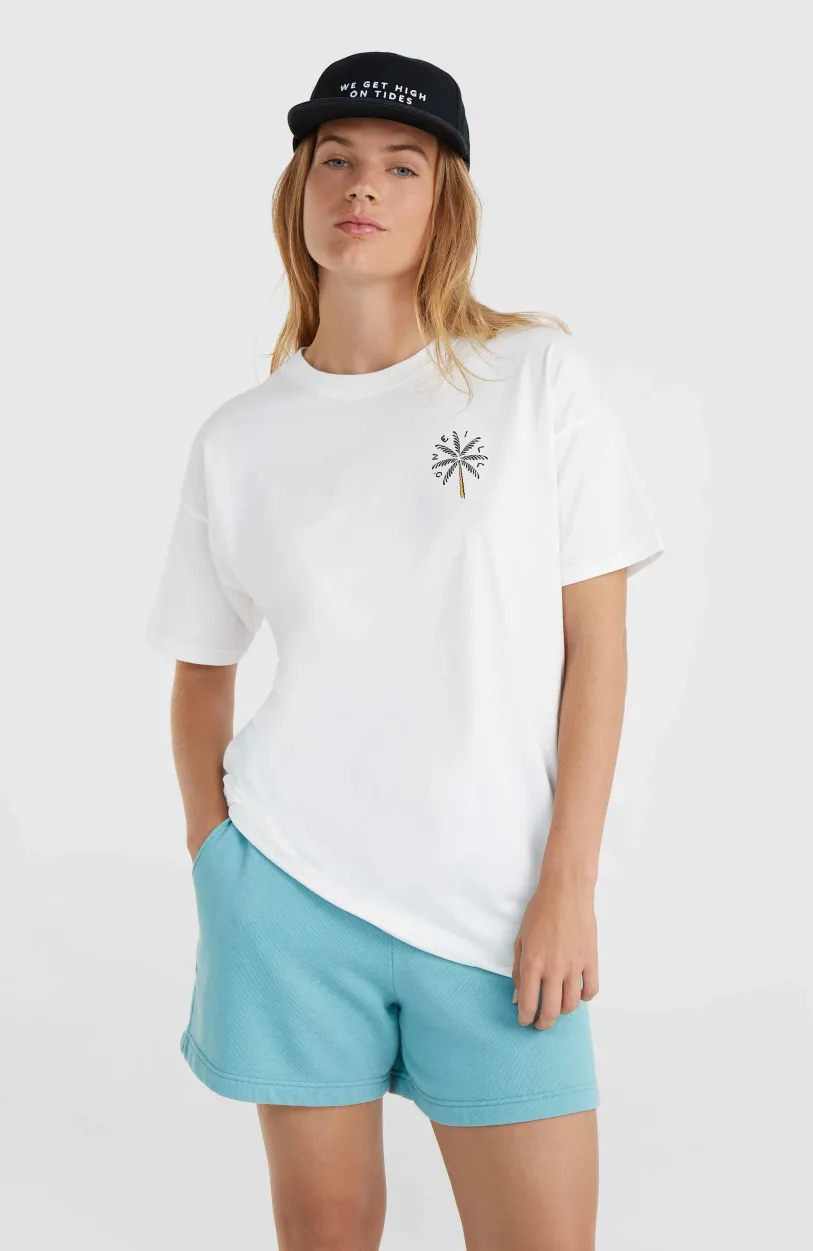 Outlet O’Neill O'Neill Beach Vintage High On Tides T-shirt | Snow White