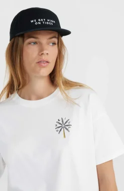 Outlet O’Neill O'Neill Beach Vintage High On Tides T-shirt | Snow White