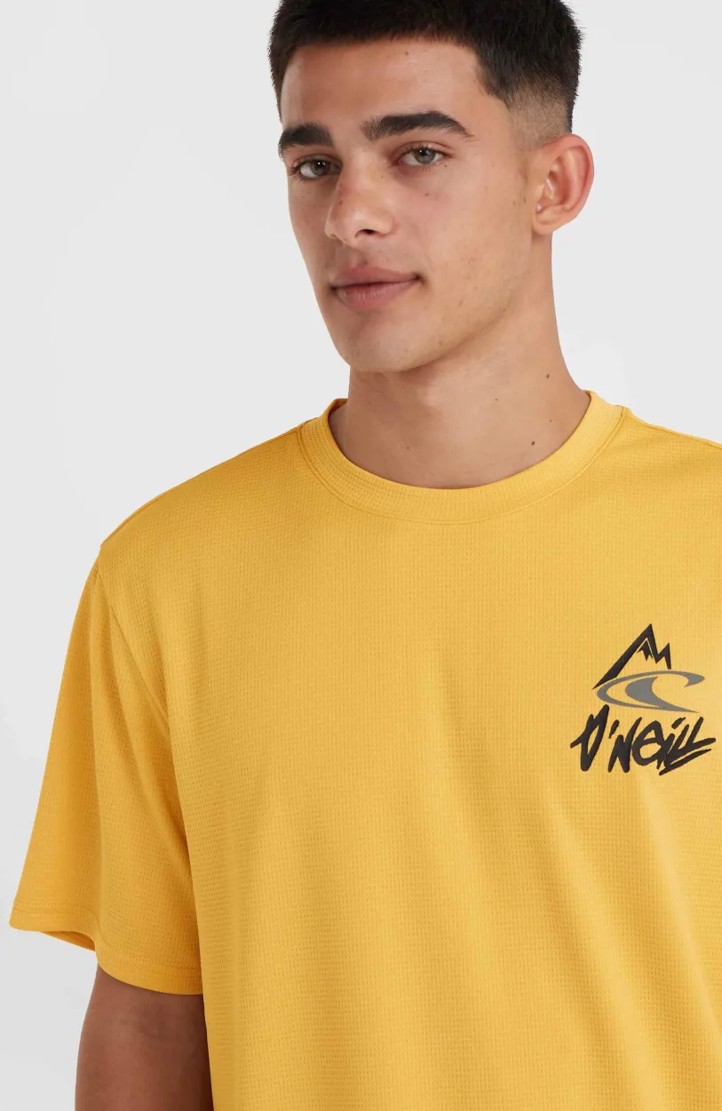 Online O’Neill O'Neill Hybrid Logo Polygiene T-shirt | Golden Haze