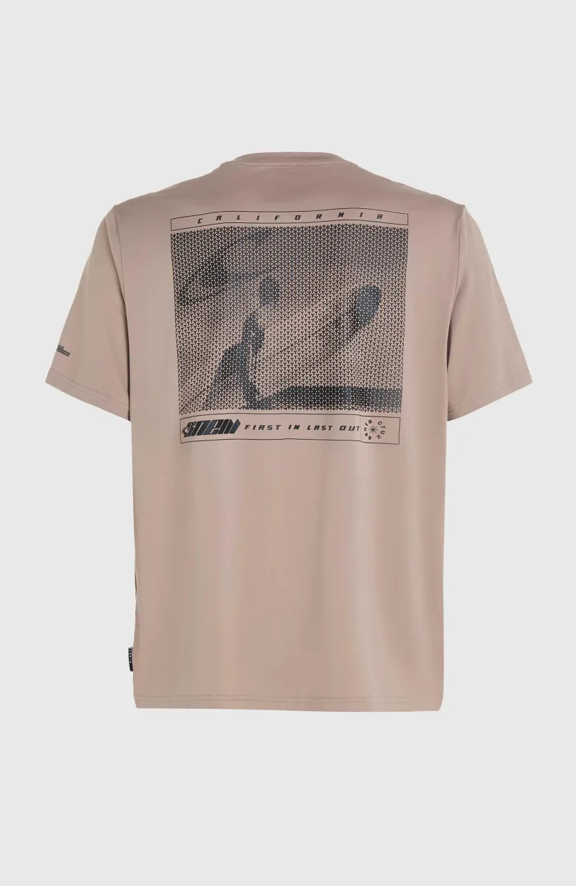 Outlet O’Neill O'Neill TRVLR Series Photoprint Polygiene T-shirt | Pumpkin Smoke
