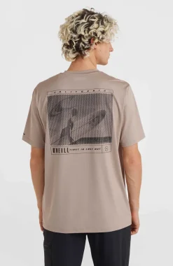 Outlet O’Neill O'Neill TRVLR Series Photoprint Polygiene T-shirt | Pumpkin Smoke