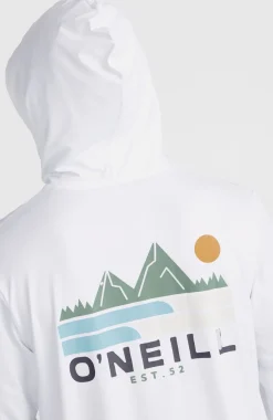 O’Neill O'Neill TRVLR Series UPF Shirt Met Lange Mouwen En Capuchon | Snow White