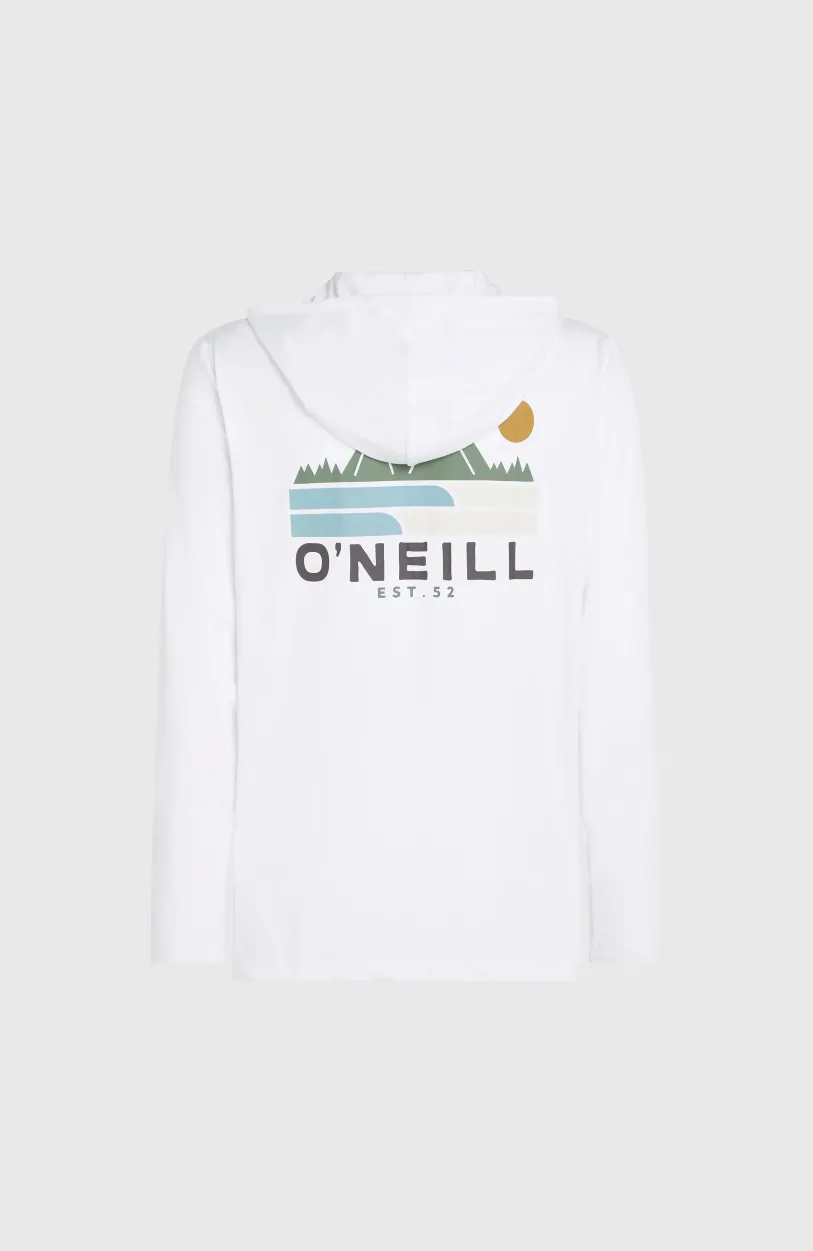O’Neill O'Neill TRVLR Series UPF Shirt Met Lange Mouwen En Capuchon | Snow White