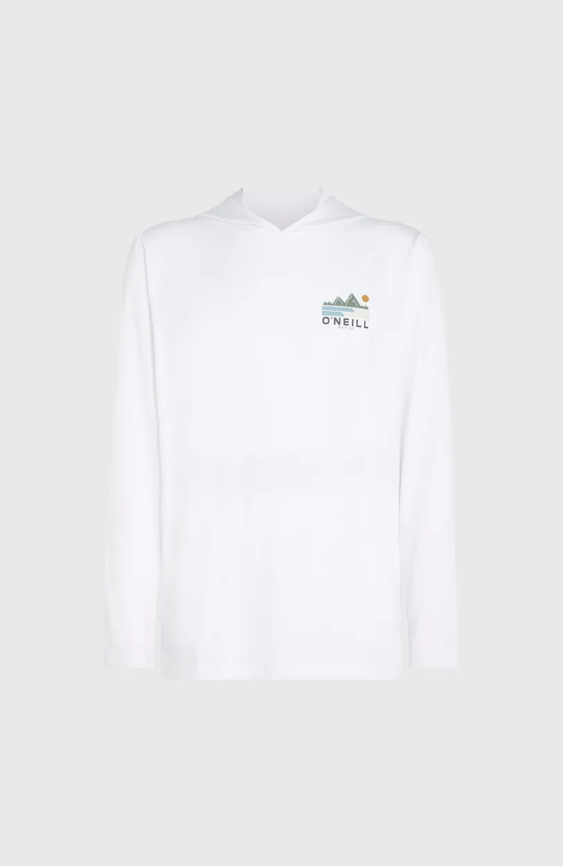 O’Neill O'Neill TRVLR Series UPF Shirt Met Lange Mouwen En Capuchon | Snow White
