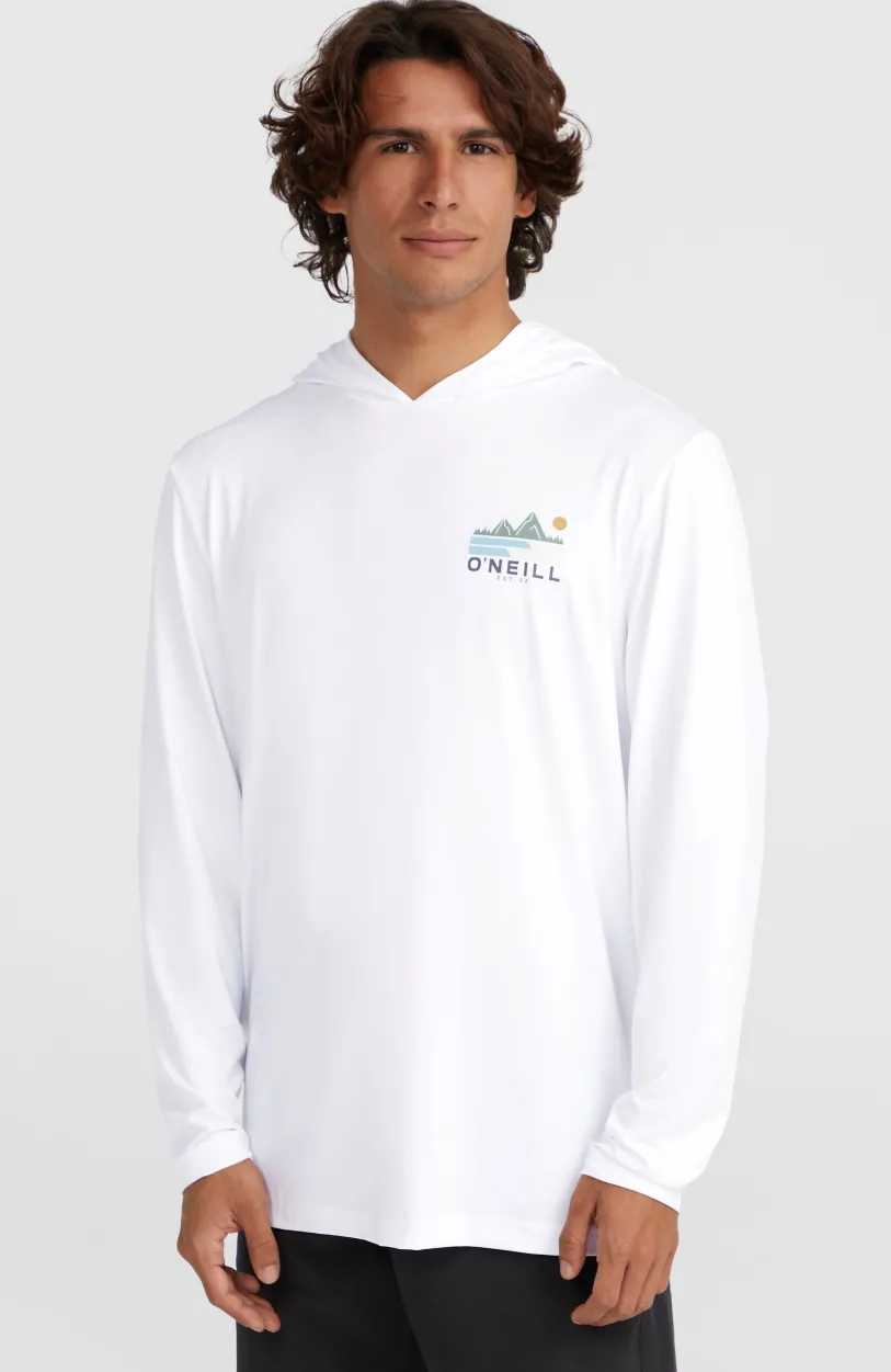 O’Neill O'Neill TRVLR Series UPF Shirt Met Lange Mouwen En Capuchon | Snow White