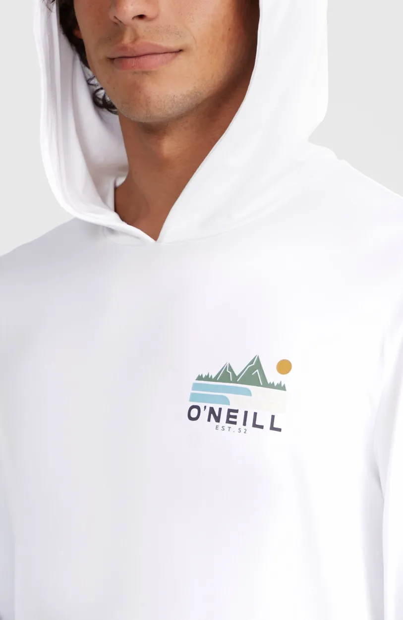 O’Neill O'Neill TRVLR Series UPF Shirt Met Lange Mouwen En Capuchon | Snow White