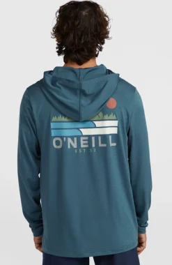 Discount O’Neill O'Neill TRVLR Series UPF Shirt Met Lange Mouwen En Capuchon | Midnight Navy