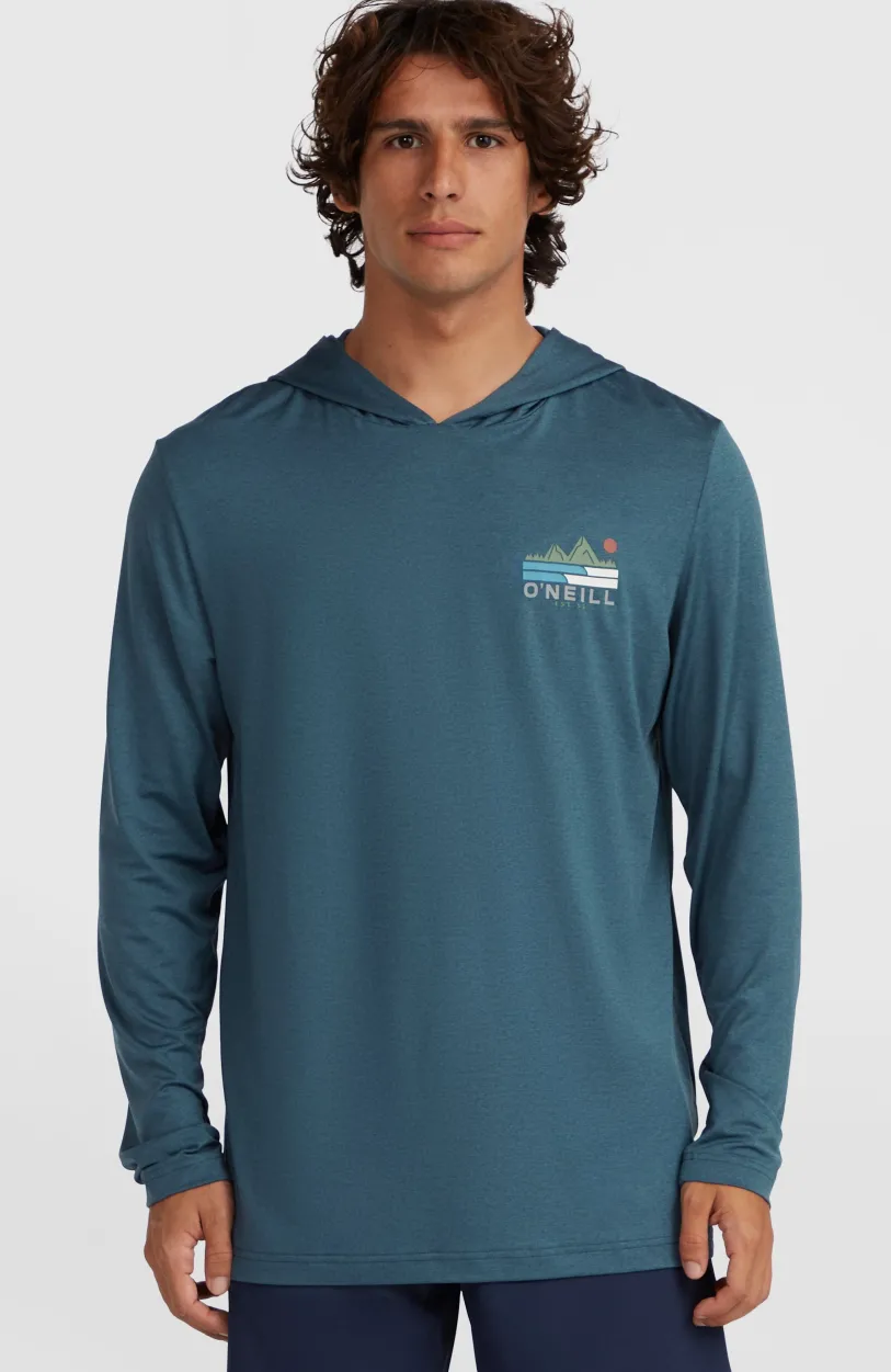 Discount O’Neill O'Neill TRVLR Series UPF Shirt Met Lange Mouwen En Capuchon | Midnight Navy
